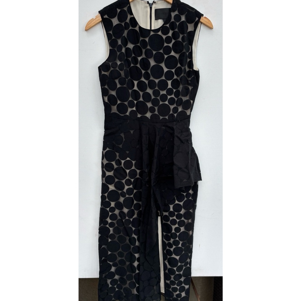 Cushnie et Ochs Polka Dot Sheath Dress